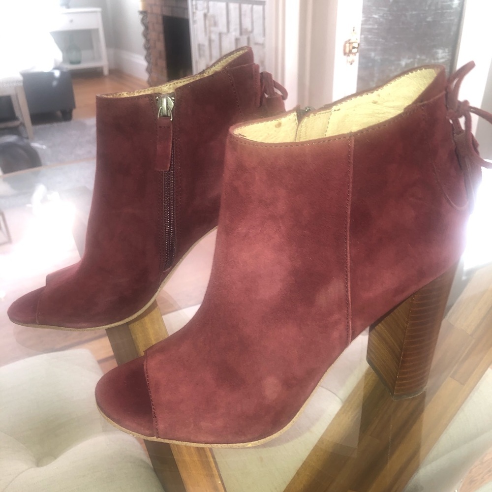 Halogen “Warin” Open Toe Bootie